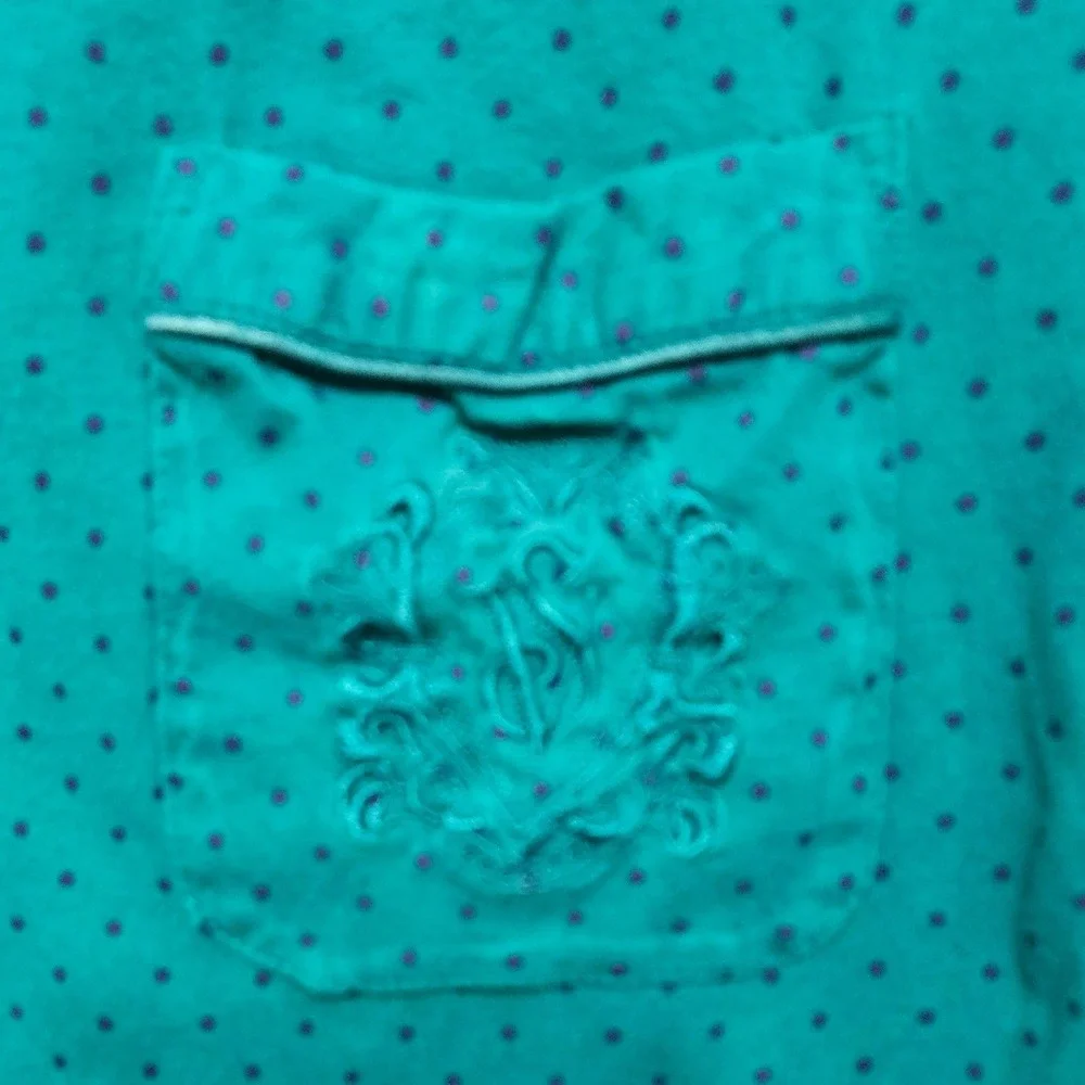 Vintage Victorias Secret Gold Label 100% Cotton Sleep Shirt Nightgown 80s 90s S